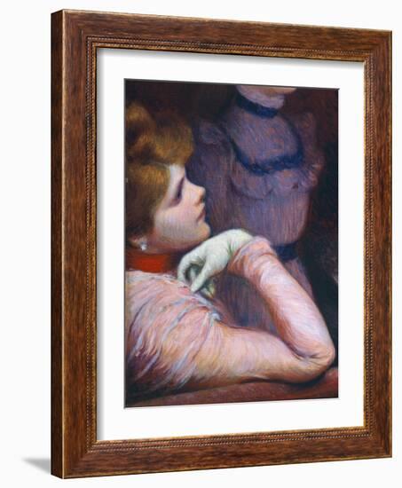 Stage or Au Theatre, 1885-1895-Federico Zandomeneghi-Framed Giclee Print