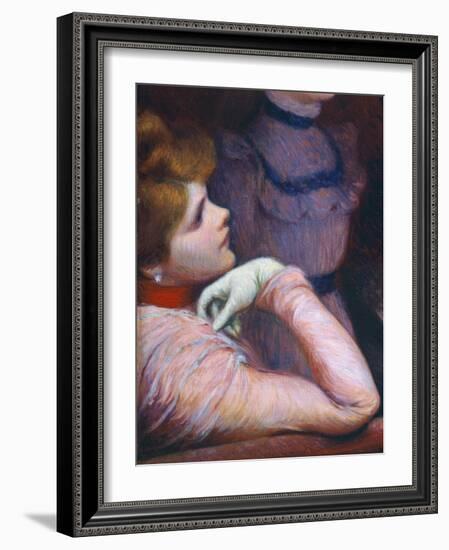 Stage or Au Theatre, 1885-1895-Federico Zandomeneghi-Framed Giclee Print