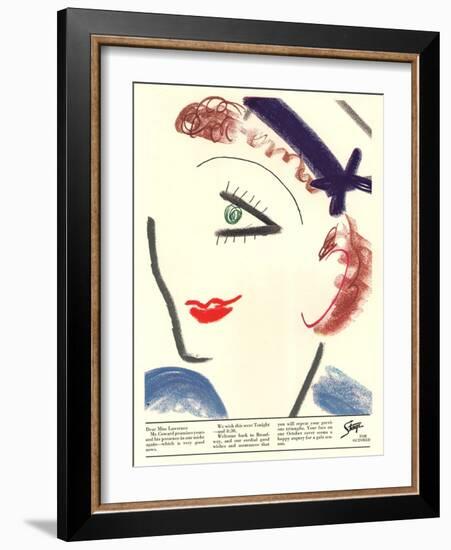 Stage, Picasso, USA, 1930-null-Framed Giclee Print