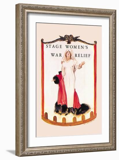 Stage Women's War Relief-James Montgomery Flagg-Framed Art Print