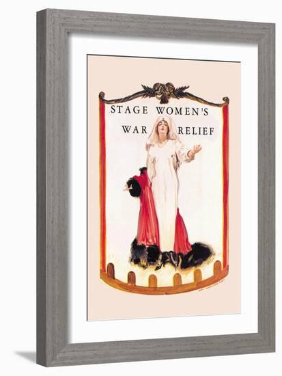 Stage Women's War Relief-James Montgomery Flagg-Framed Art Print