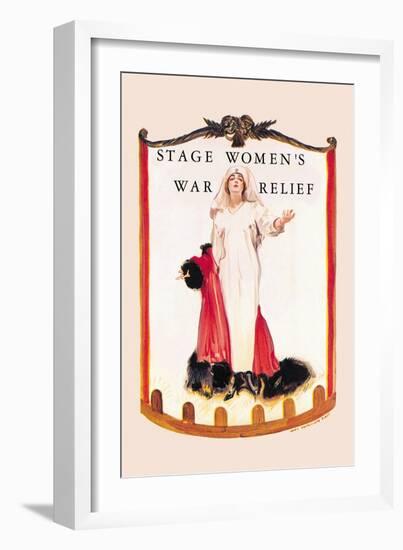 Stage Women's War Relief-James Montgomery Flagg-Framed Art Print