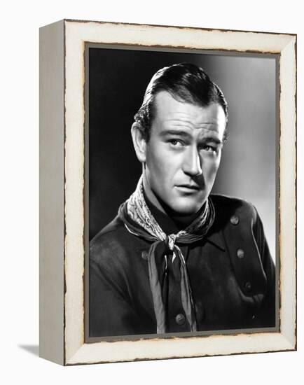 STAGECOACH, 1939 directed by JOHN FORD John Wayne (b/w photo)-null-Framed Stretched Canvas