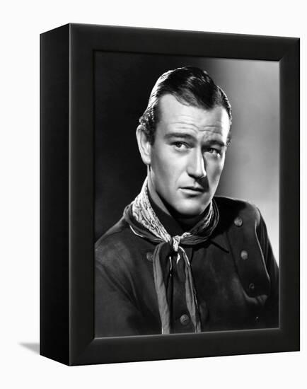 STAGECOACH, 1939 directed by JOHN FORD John Wayne (b/w photo)-null-Framed Stretched Canvas