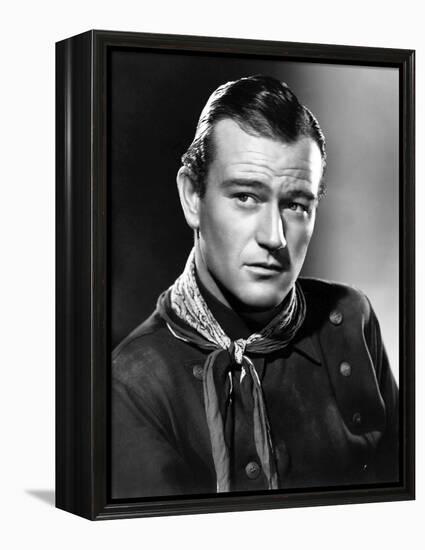 STAGECOACH, 1939 directed by JOHN FORD John Wayne (b/w photo)-null-Framed Stretched Canvas