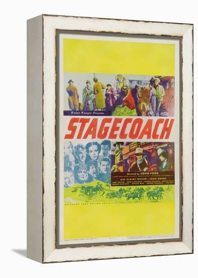 Stagecoach, 1939, Directed by John Ford-null-Framed Premier Image Canvas