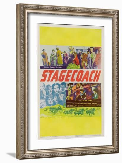 Stagecoach, 1939, Directed by John Ford-null-Framed Giclee Print