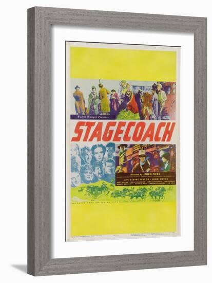 Stagecoach, 1939, Directed by John Ford-null-Framed Giclee Print