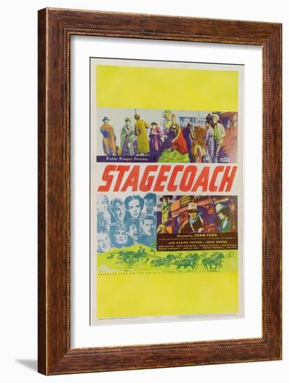 Stagecoach, 1939, Directed by John Ford-null-Framed Giclee Print