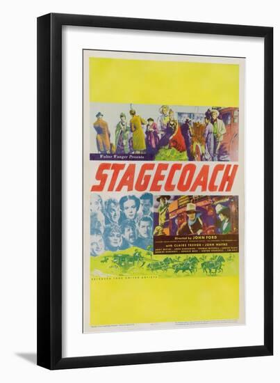 Stagecoach, 1939, Directed by John Ford-null-Framed Giclee Print