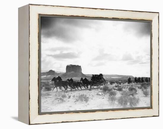 Stagecoach, 1939-null-Framed Stretched Canvas