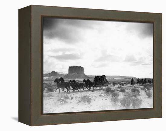 Stagecoach, 1939-null-Framed Stretched Canvas