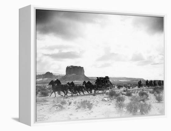 Stagecoach, 1939-null-Framed Stretched Canvas