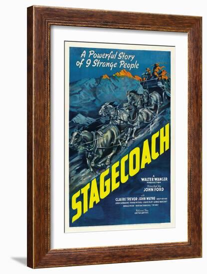 Stagecoach, 1939-null-Framed Giclee Print