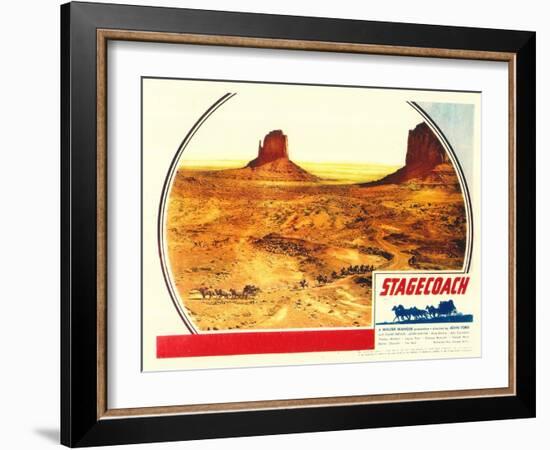 Stagecoach, 1939-null-Framed Art Print