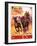 Stagecoach, Italian Movie Poster, 1939-null-Framed Art Print