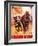 Stagecoach, Italian Movie Poster, 1939-null-Framed Art Print