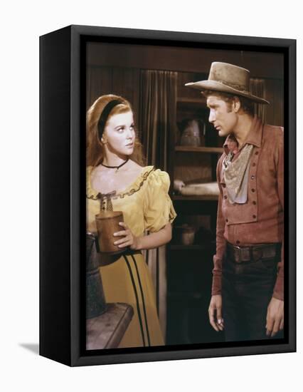 Stagecoach (photo)-null-Framed Stretched Canvas