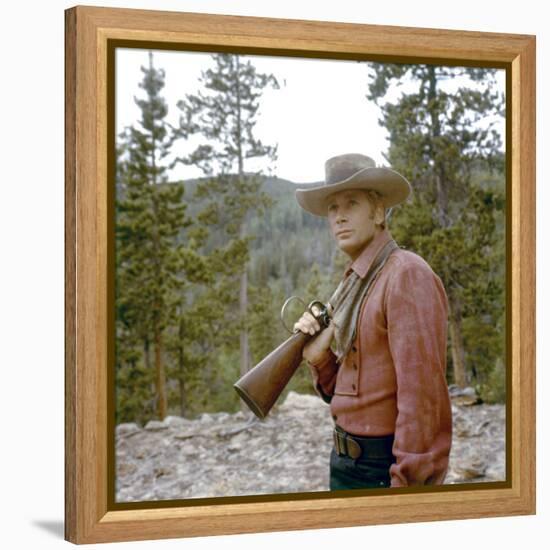 Stagecoach (photo)-null-Framed Stretched Canvas