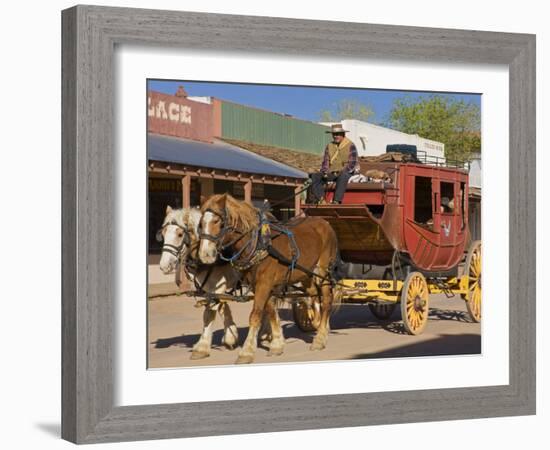 Stagecoach, Tombstone, Cochise County, Arizona, United States of America, North America-Richard Cummins-Framed Photographic Print