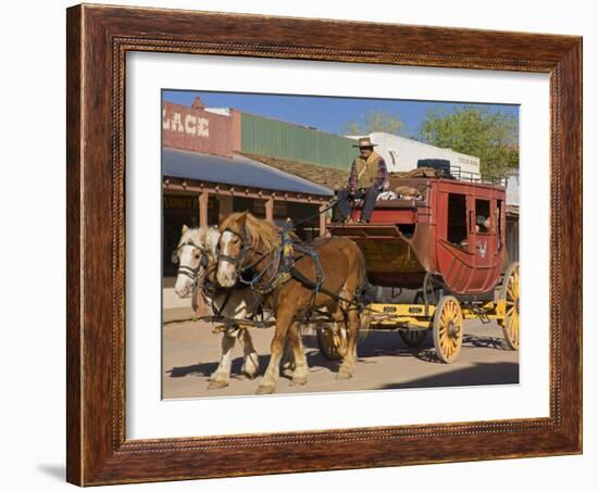 Stagecoach, Tombstone, Cochise County, Arizona, United States of America, North America-Richard Cummins-Framed Photographic Print