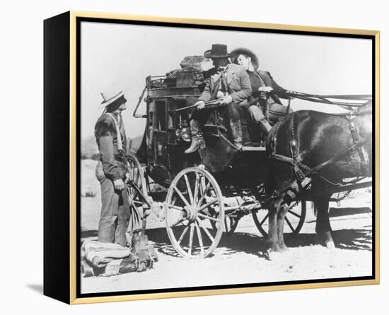 Stagecoach-null-Framed Stretched Canvas