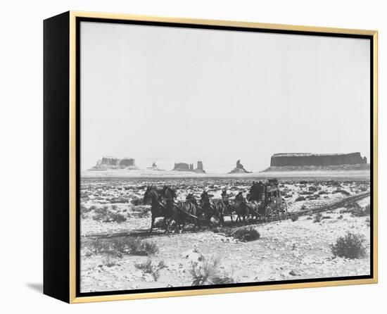 Stagecoach-null-Framed Stretched Canvas