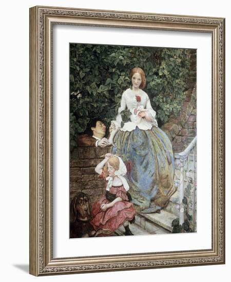 Stages of Cruelty-Ford Madox Brown-Framed Giclee Print