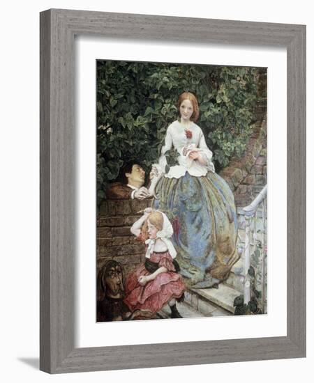 Stages of Cruelty-Ford Madox Brown-Framed Giclee Print