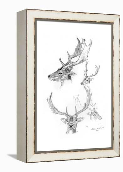 Stags' Heads, 1898-Henry Moore-Framed Premier Image Canvas