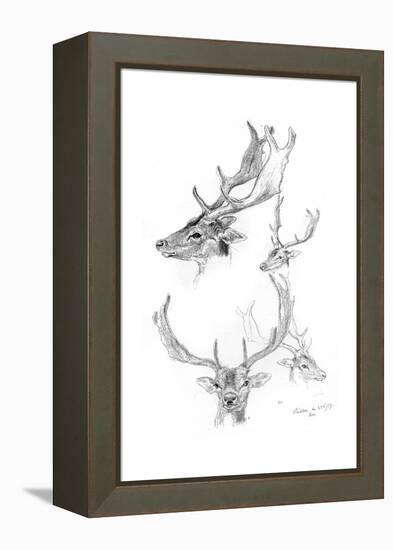 Stags' Heads, 1898-Henry Moore-Framed Premier Image Canvas