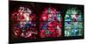 Stained glass Chagall Windows at Hadassah Medical Centre, Jerusalem, Israel-null-Mounted Photographic Print