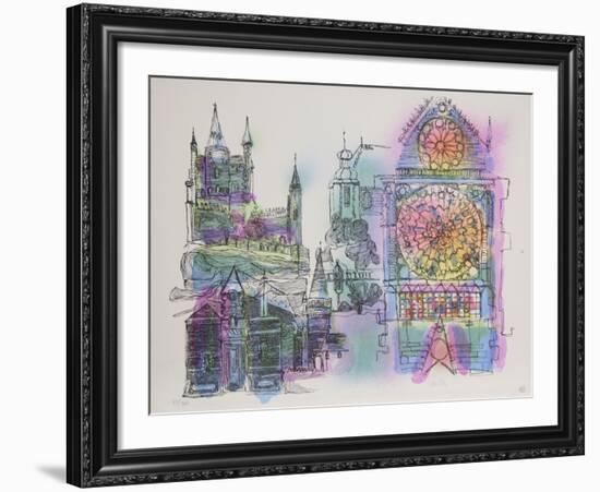 Stained Glass Church-Carrillo-Framed Collectable Print