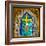 Stained Glass Cross V-Kathy Mahan-Framed Photographic Print