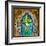 Stained Glass Cross V-Kathy Mahan-Framed Photographic Print