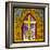 Stained Glass Cross VI-Kathy Mahan-Framed Photographic Print