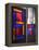 Stained Glass Door, Marrakech, Morocco-David H. Wells-Framed Premier Image Canvas