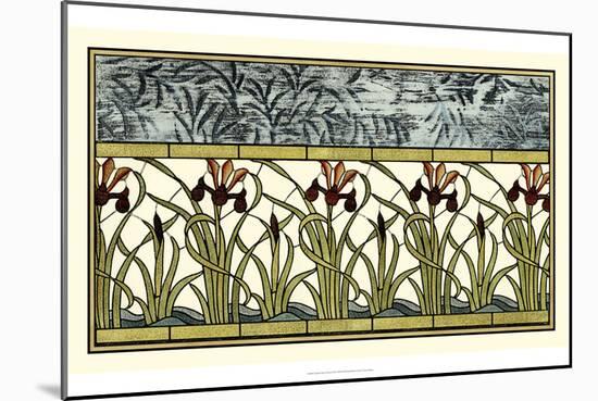 Stained Glass Flowers III-Vision Studio-Mounted Art Print