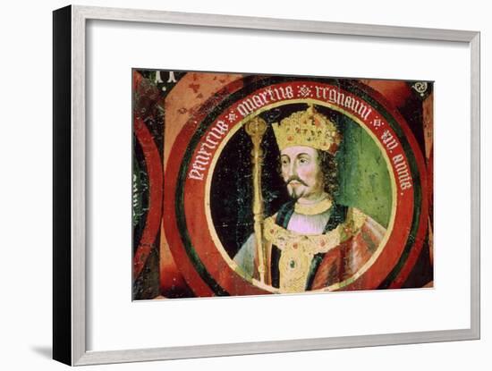 Stained glass image of King Henry IV. Artist: Unknown-Unknown-Framed Giclee Print
