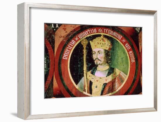 Stained glass image of King Henry IV. Artist: Unknown-Unknown-Framed Giclee Print