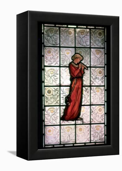 Stained Glass, Minstrel, 1882-1884-William Morris-Framed Premier Image Canvas