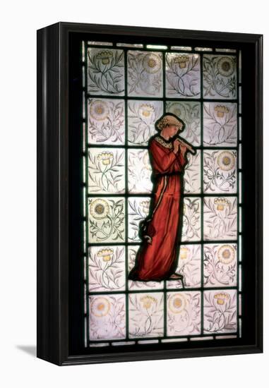 Stained Glass, Minstrel, 1882-1884-William Morris-Framed Premier Image Canvas