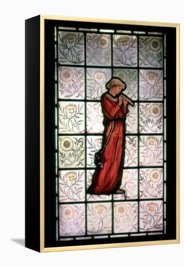 Stained Glass, Minstrel, 1882-1884-William Morris-Framed Premier Image Canvas