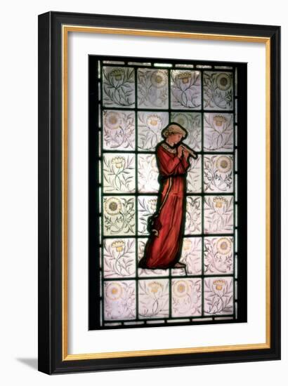 Stained Glass, Minstrel, 1882-1884-William Morris-Framed Photographic Print