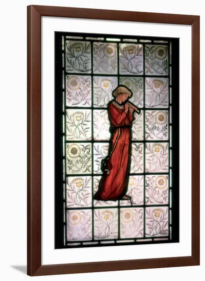 Stained Glass, Minstrel, 1882-1884-William Morris-Framed Photographic Print