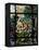 Stained Glass of Adam and Eve in the Garden of Eden, Vienna, Austria, Europe-Godong-Framed Premier Image Canvas