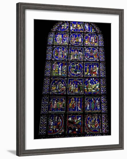 Stained Glass Window, Canterbury Cathedral, Canterbury, Kent-Ethel Davies-Framed Photographic Print