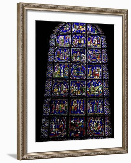 Stained Glass Window, Canterbury Cathedral, Canterbury, Kent-Ethel Davies-Framed Photographic Print