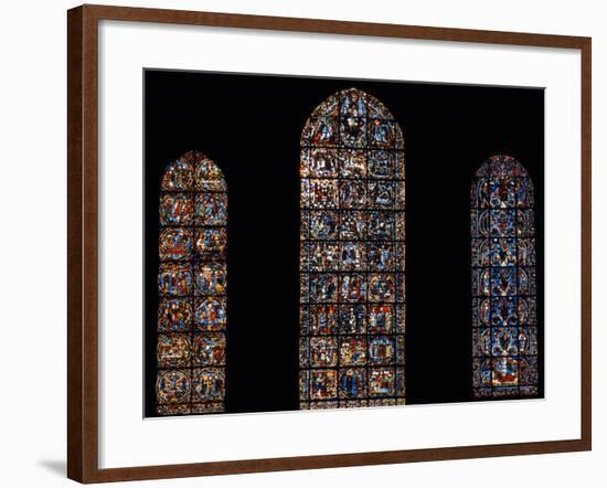 Stained Glass Window, Chartres Cathedral, France-Pol M.R. Maeyaert-Framed Photographic Print