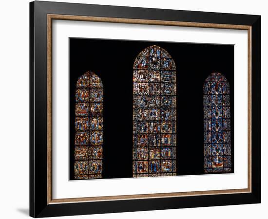 Stained Glass Window, Chartres Cathedral, France-Pol M.R. Maeyaert-Framed Photographic Print